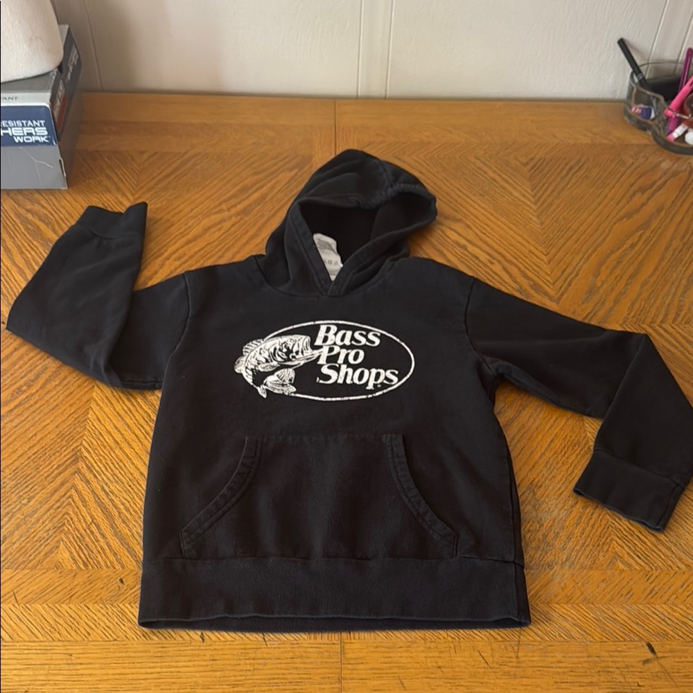 Bass Pro Shops Black Pullover Hoodie